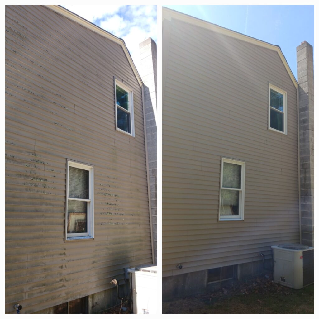 seasonal pressure washing - tolland county ct