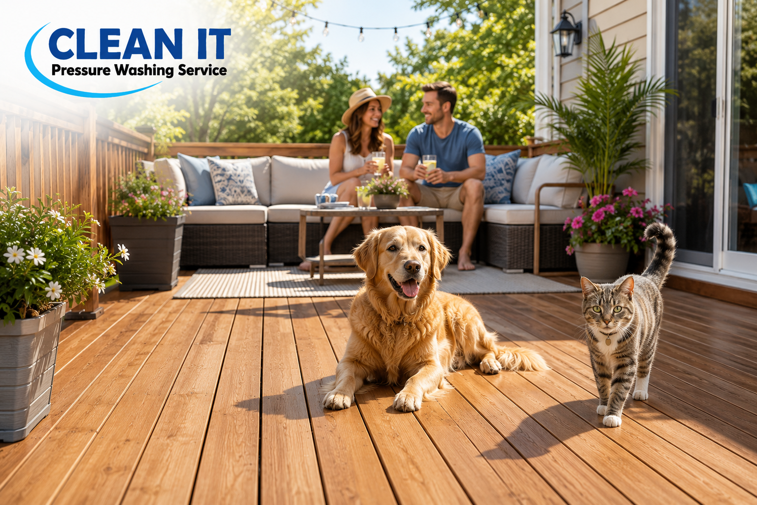 deck cleaning
